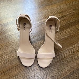 Nude Strappy Heels